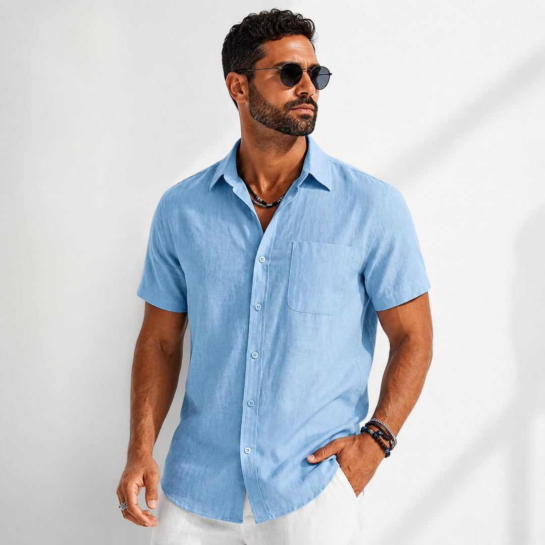ELENA HARPER™  |  CASUAL BUTTON-UP SHIRT FOR MEN