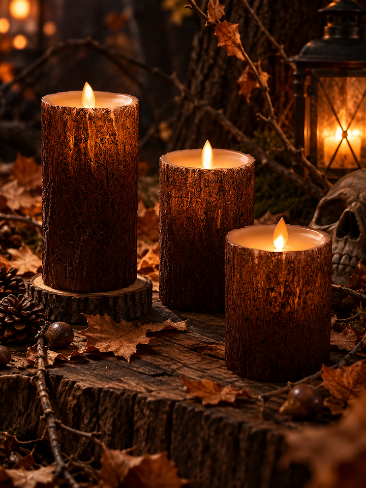 Halloween Flameless LED Block Candles