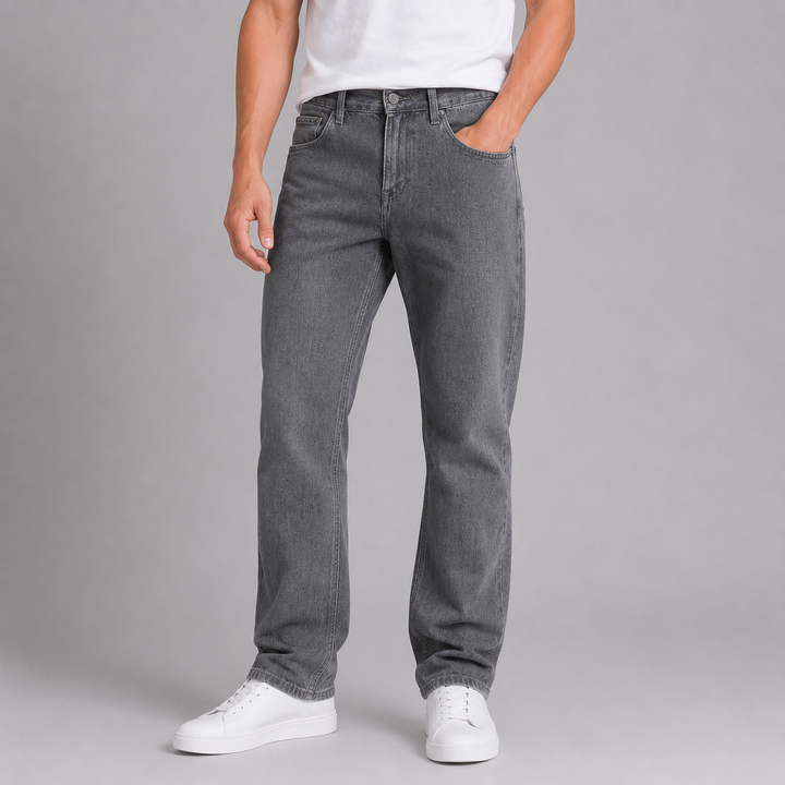 Montarello Men's Jeans Straight Leg Regular Fit Denim - Elena Harper