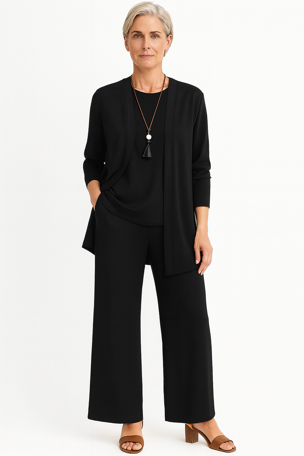 Elena | Elegant Three Piece Set with Coordinated Layers for Women