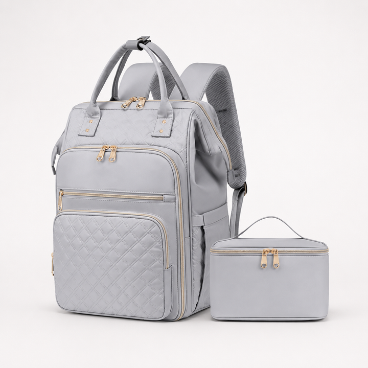 Carryla Insulated Backpack with Lunch Box, Laptop Sleeve, Waterproof Oxford - Elena Harper