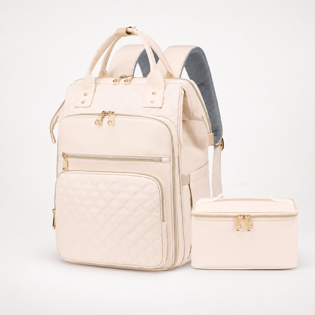Carryla Insulated Backpack with Lunch Box, Laptop Sleeve, Waterproof Oxford - Elena Harper