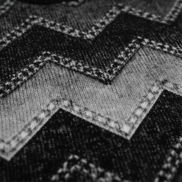 Chevron Pattern Knit Sweater Isabella, view 3 - Elena Harper