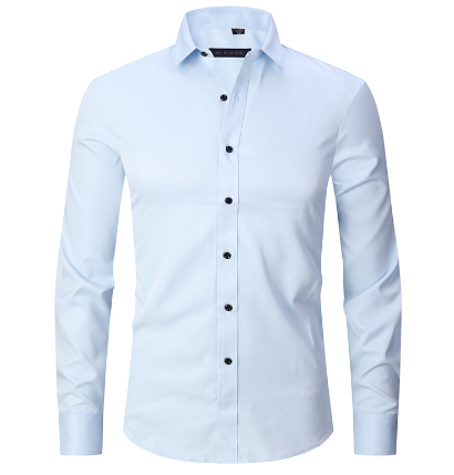 Men's Long Sleeve Shirt with Slim Fit