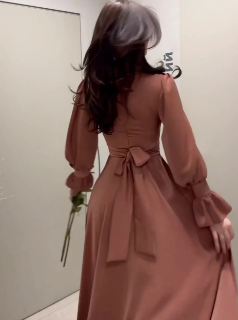 ItalianFrost - Satin Maxi Dress