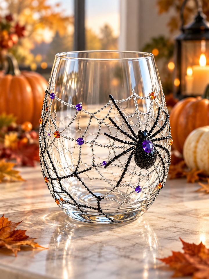 3D Halloween Decorative Glassware Collection