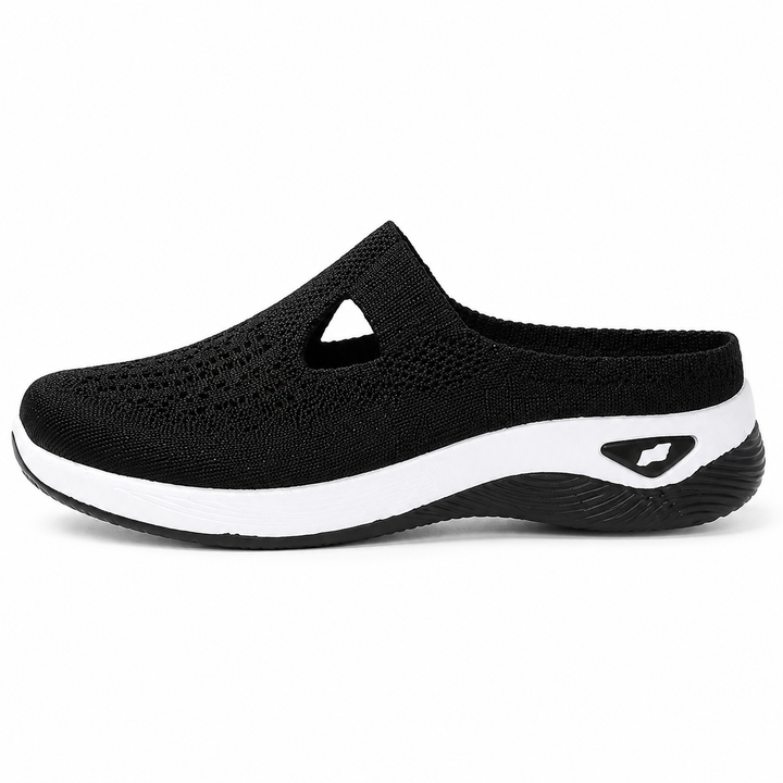 Airessa Breathable Mesh Slip-On Mules with Cushioned Air Sole - Elena Harper