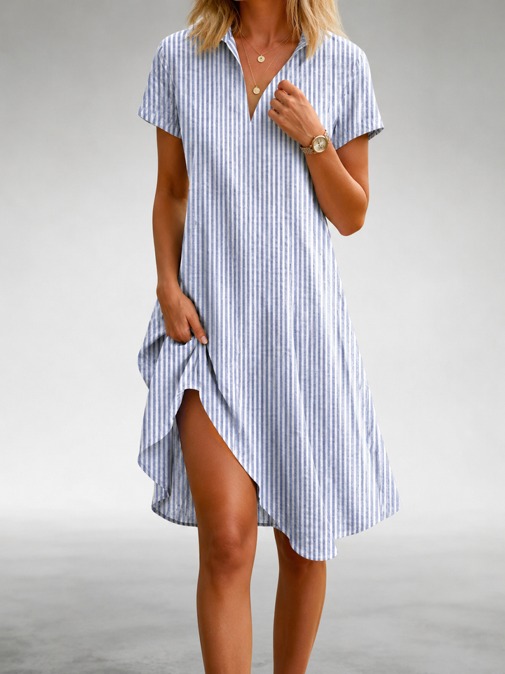 Heejin Comfortable Midi Dress, view 5 - Elena Harper
