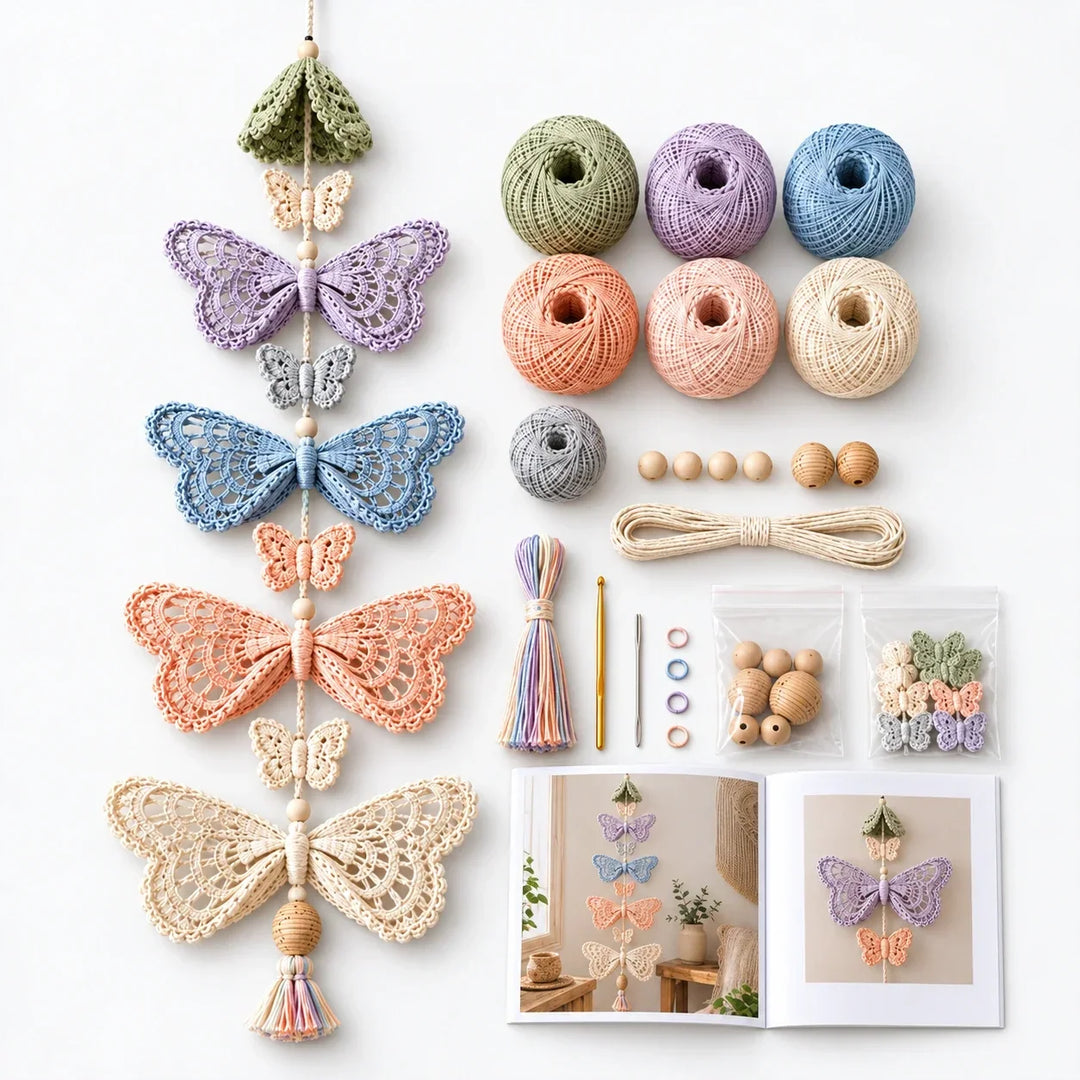 Bloomweave Hummingbird And Flower Crochet Hanging Kit - Elena Harper
