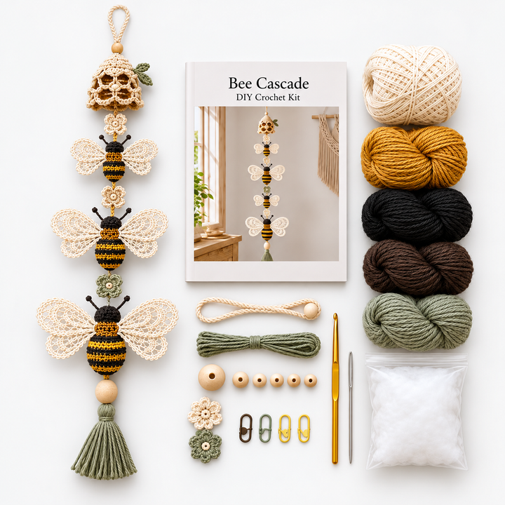 Bloomweave Hummingbird And Flower Crochet Hanging Kit - Elena Harper
