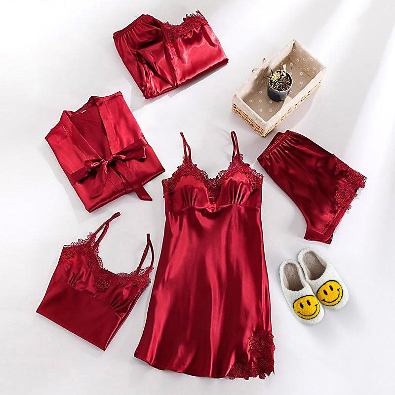 Satin Pajama Set for Women - Klea