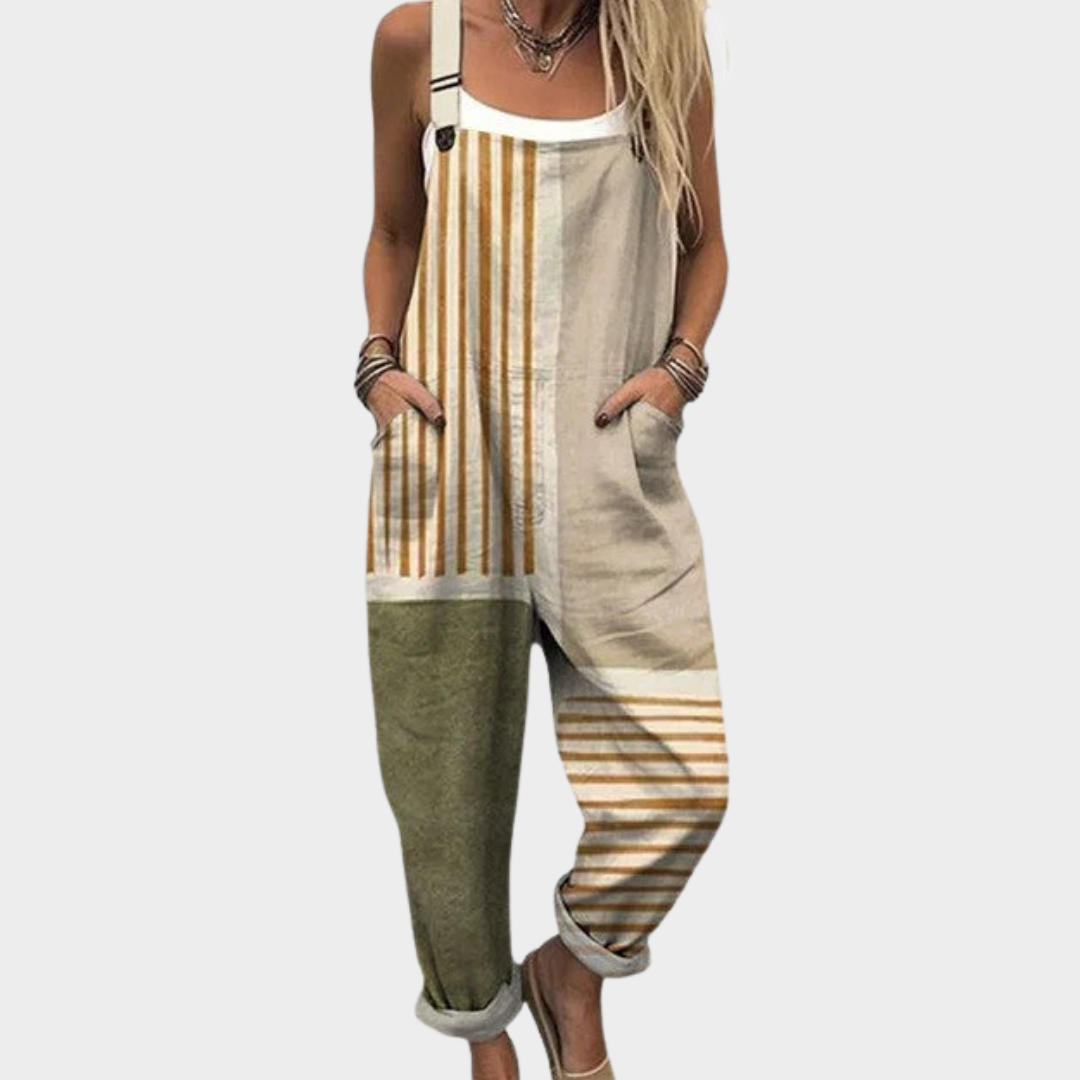 Clara Printed Jumpsuit - Elena Harper