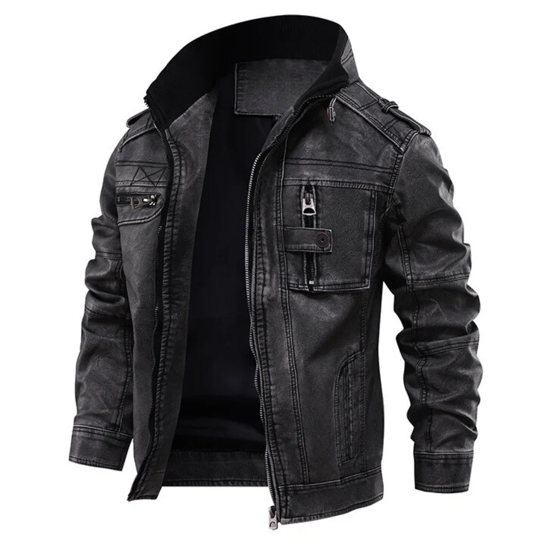 Everyday Leather Jacket - Elena Harper