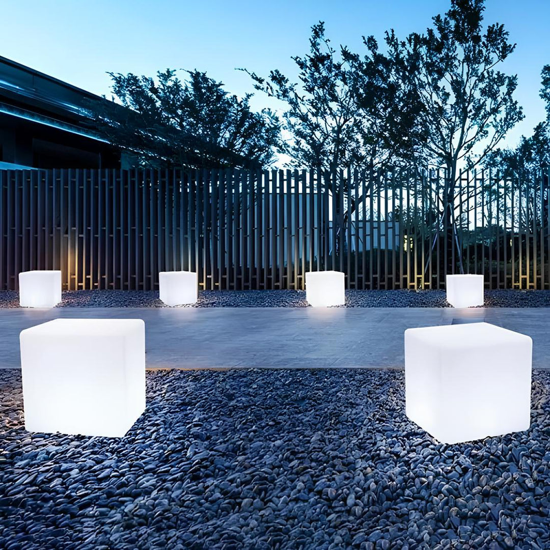 Decorative LED Cube Lamp – Wireless Ambient Lamp for Indoor and Outdoor Use