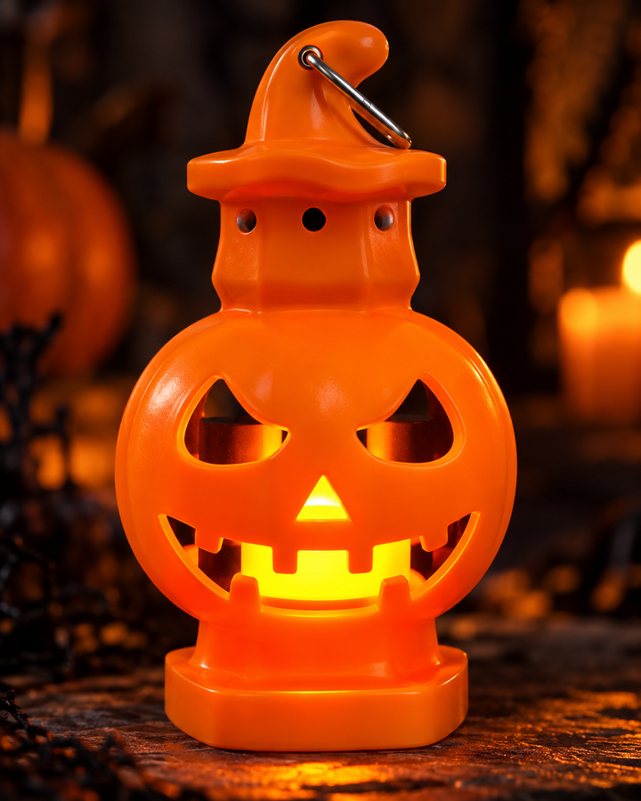 Double-Sided Halloween Pumpkin Lantern
