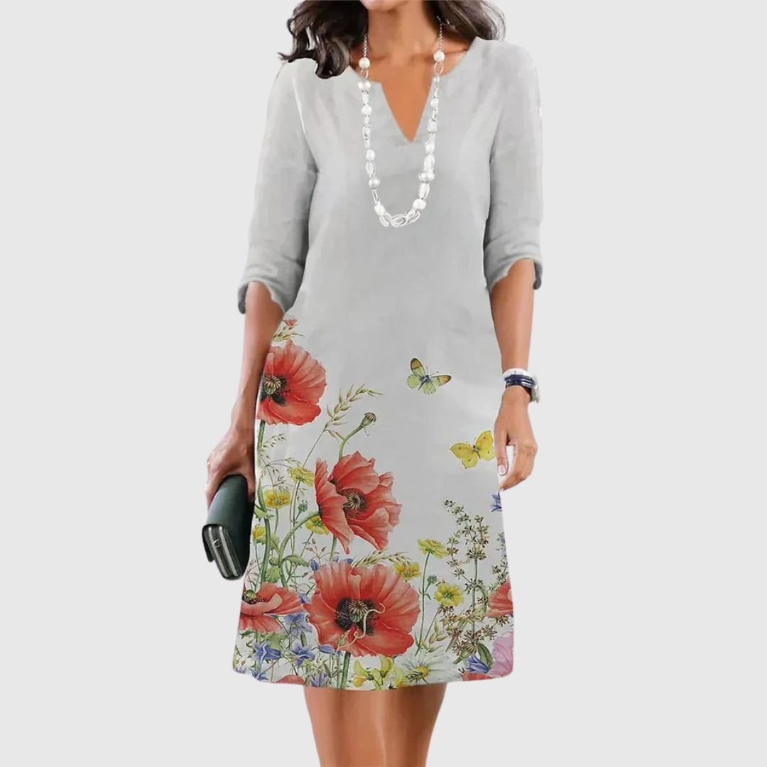 Eleanor Floral Tiered Dress - Elena Harper