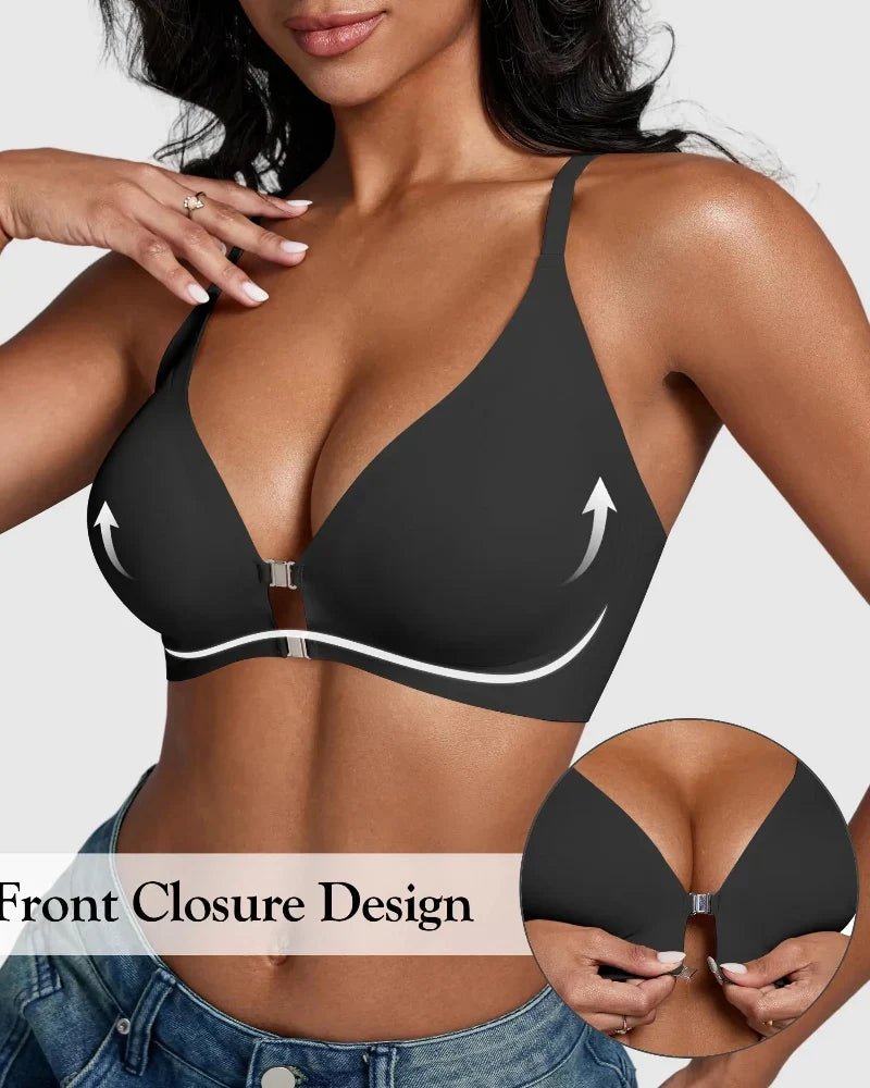 JellyForma™ Magnetic Front Closure Wirefree Support Bra