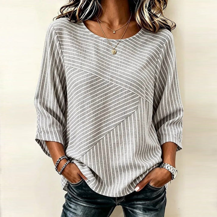 Vintage Striped Blouse
