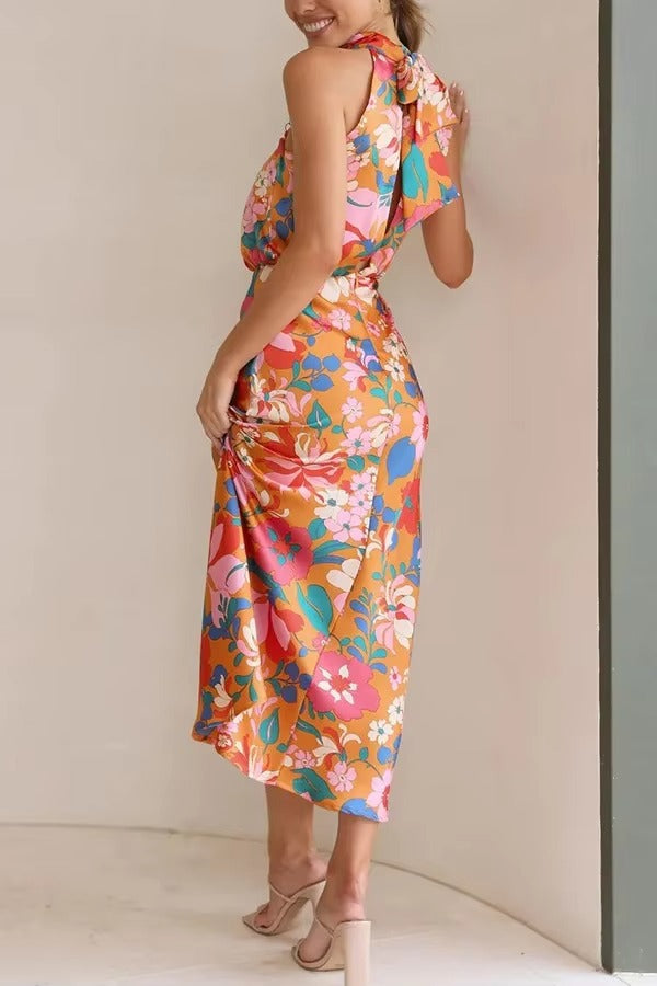 Women's Floral Maxi Dress Veronica, view 4 - Elena Harper