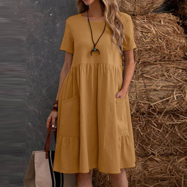 Women's Summer Dress Airy Design Elegant Cut - Lisa