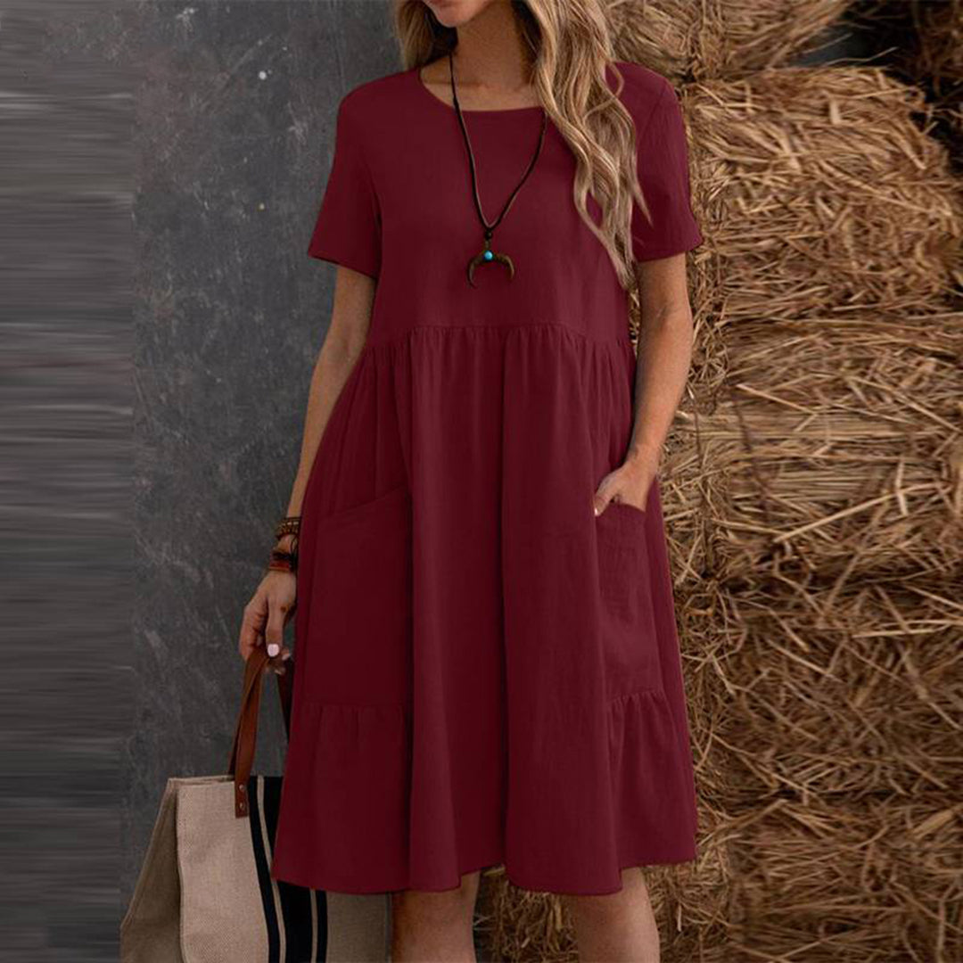 Women's Summer Dress Airy Design Elegant Cut - Lisa