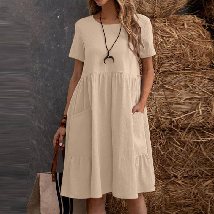 Women's Summer Dress Airy Design Elegant Cut - Lisa