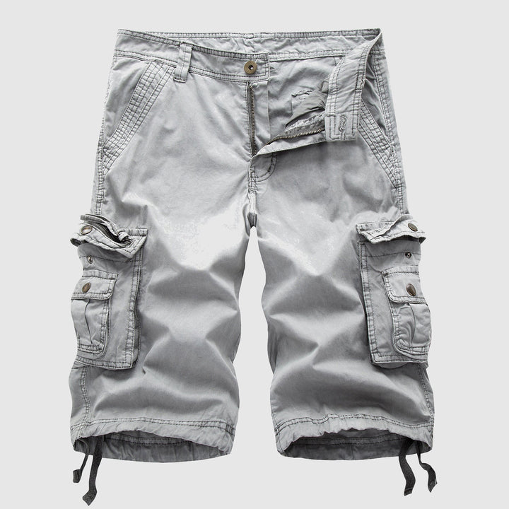 Men's Durable Knee-Length Cargo Shorts for Everyday Comfort, view 4 - Elena Harper
