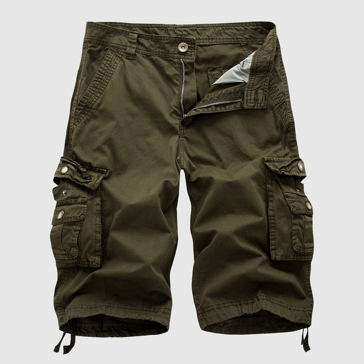 Men's Durable Knee-Length Cargo Shorts for Everyday Comfort, view 6 - Elena Harper