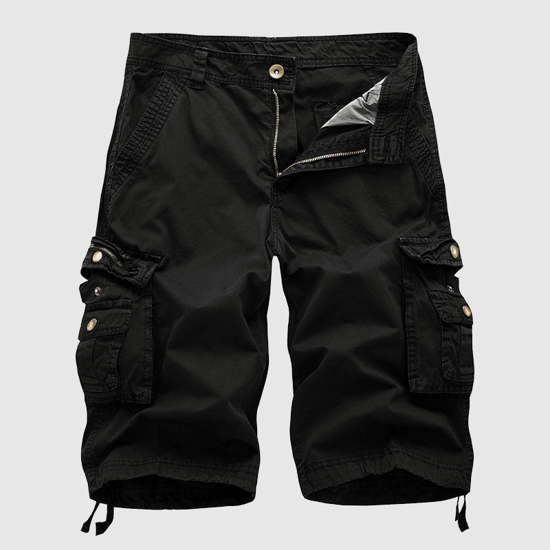 Men's Durable Knee-Length Cargo Shorts for Everyday Comfort, view 10 - Elena Harper