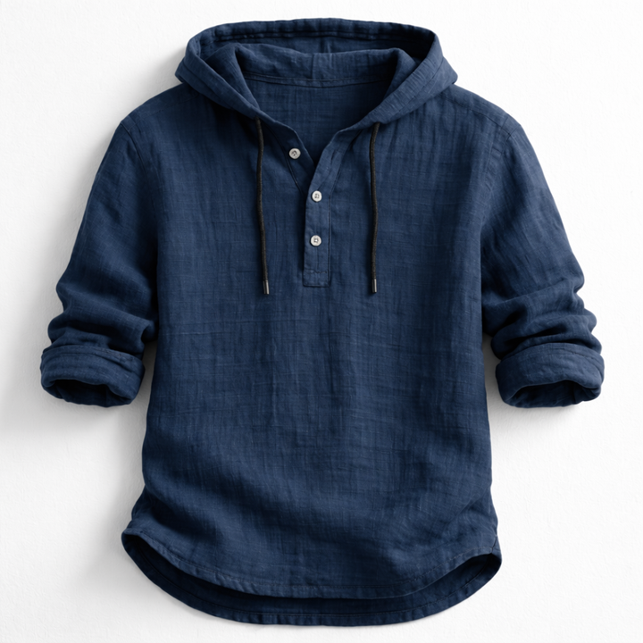 ELENA HARPER™  |  LINEN HOODIE FOR MEN