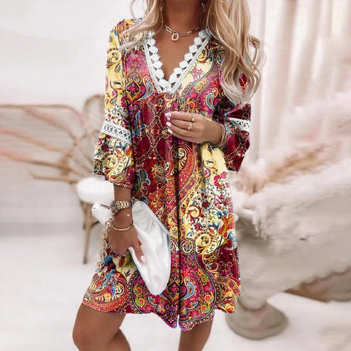 Bente - Women's Printed Loose Dress