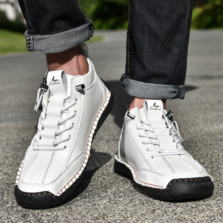 ELENA HARPER™  |  SUEDE SHOES WITH ZIP FOR MEN