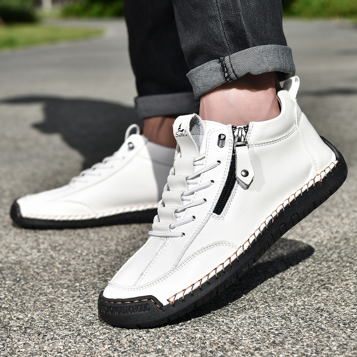 ELENA HARPER™  |  SUEDE SHOES WITH ZIP FOR MEN