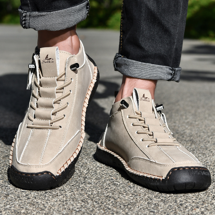 ELENA HARPER™  |  SUEDE SHOES WITH ZIP FOR MEN