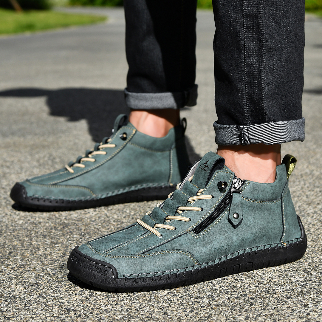 ELENA HARPER™  |  SUEDE SHOES WITH ZIP FOR MEN