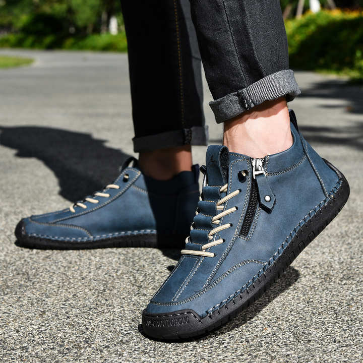 ELENA HARPER™  |  SUEDE SHOES WITH ZIP FOR MEN