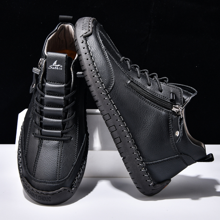 ELENA HARPER™  |  SUEDE SHOES WITH ZIP FOR MEN