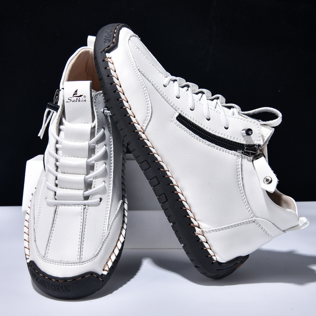 ELENA HARPER™  |  SUEDE SHOES WITH ZIP FOR MEN
