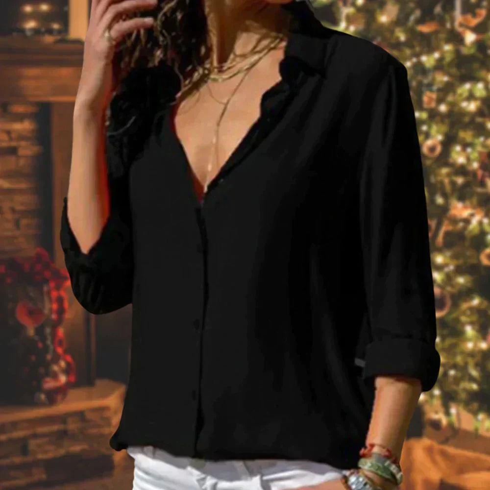 Monika - Women's festive blouse - lightweight and elegant for spring