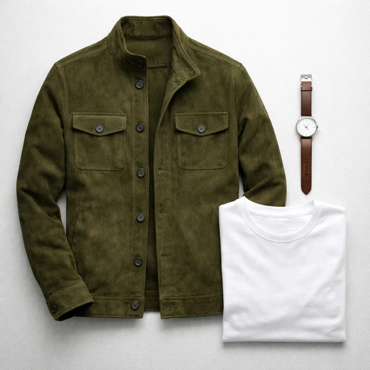 Pierre - Lightweight Refined Suede Jacket