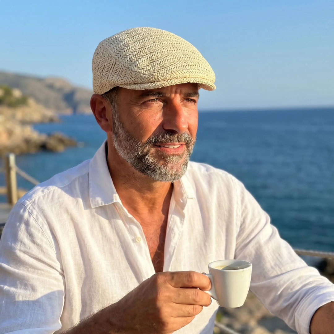 Straw Cap Summer for Men - Elena Harper