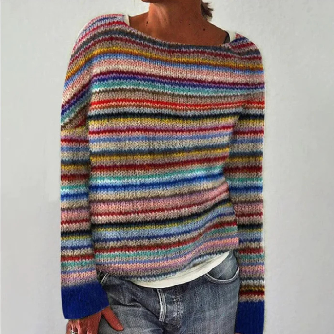 Allison Vintage Style Knit Sweater - Elena Harper