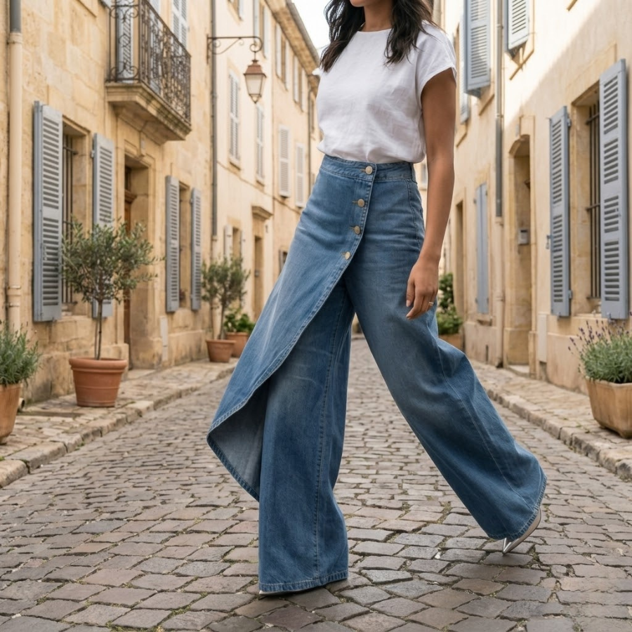 WIDE JEANS FOR WOMEN