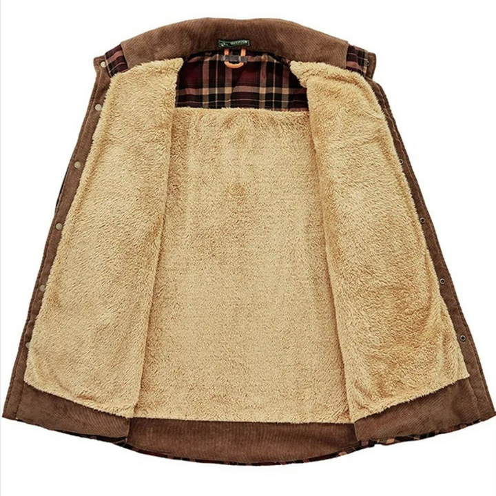 ArcticBlend Plaid Jacket, view 3 - Elena Harper