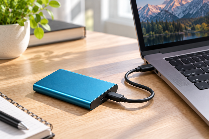 Rugged 30 TB External SSD for Large Files