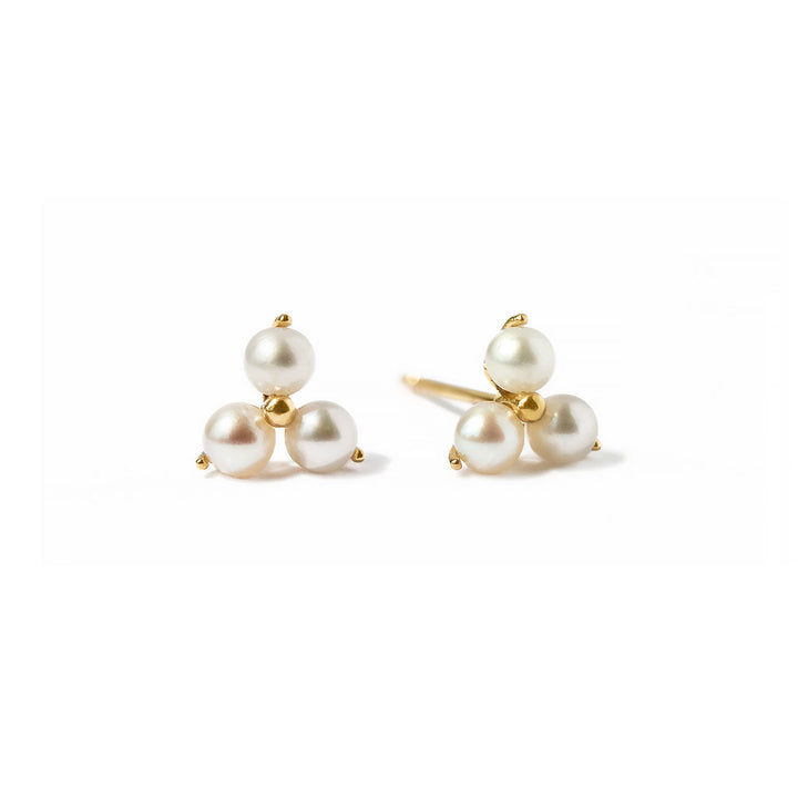 Isabella Trinity Earrings, view 2 - Elena Harper