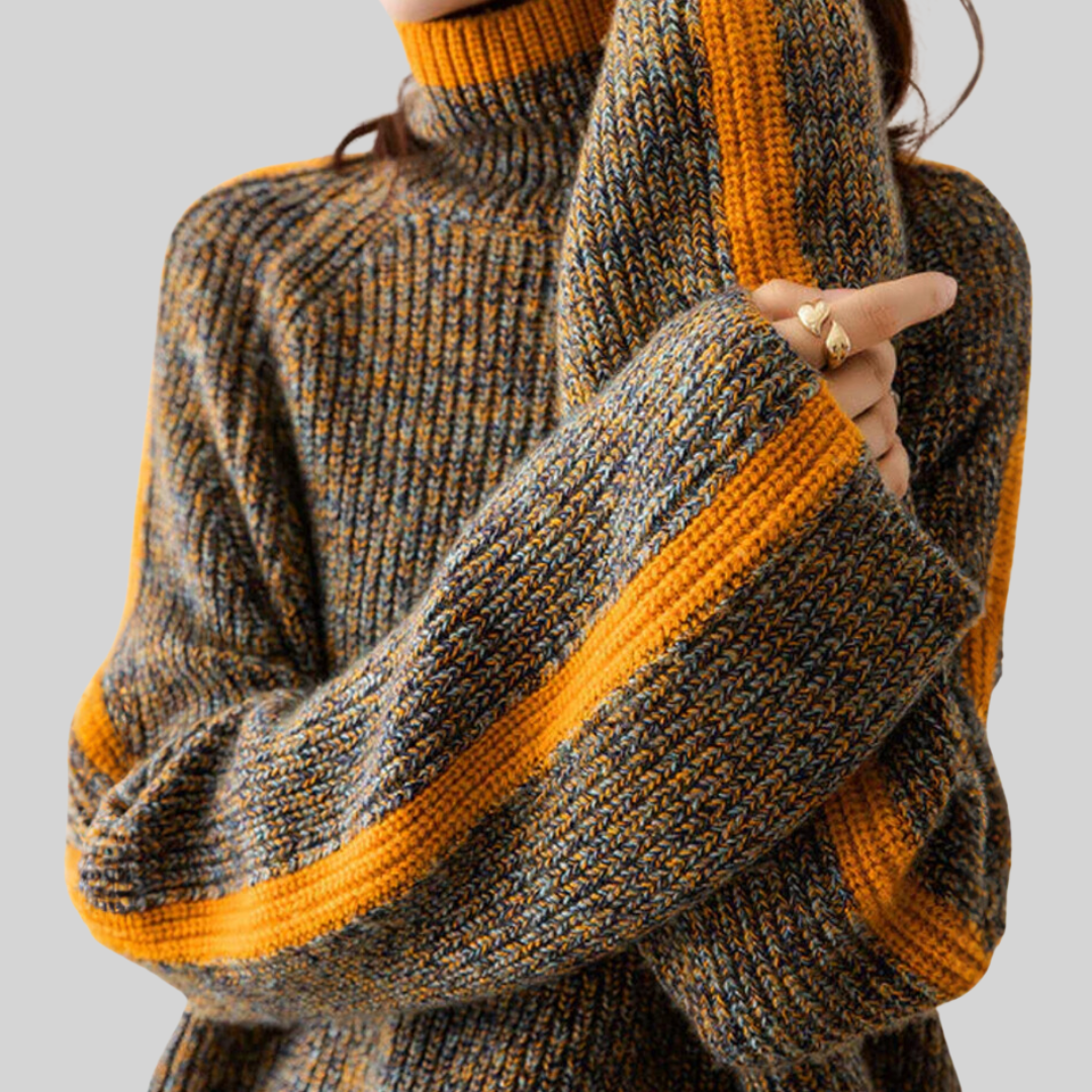 Eva Turtleneck Sweater - Elena Harper
