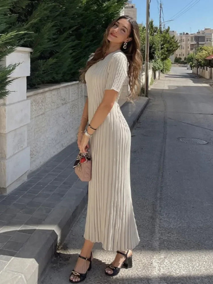 Maxi Knitted Long Maxi Dress - Elena Harper
