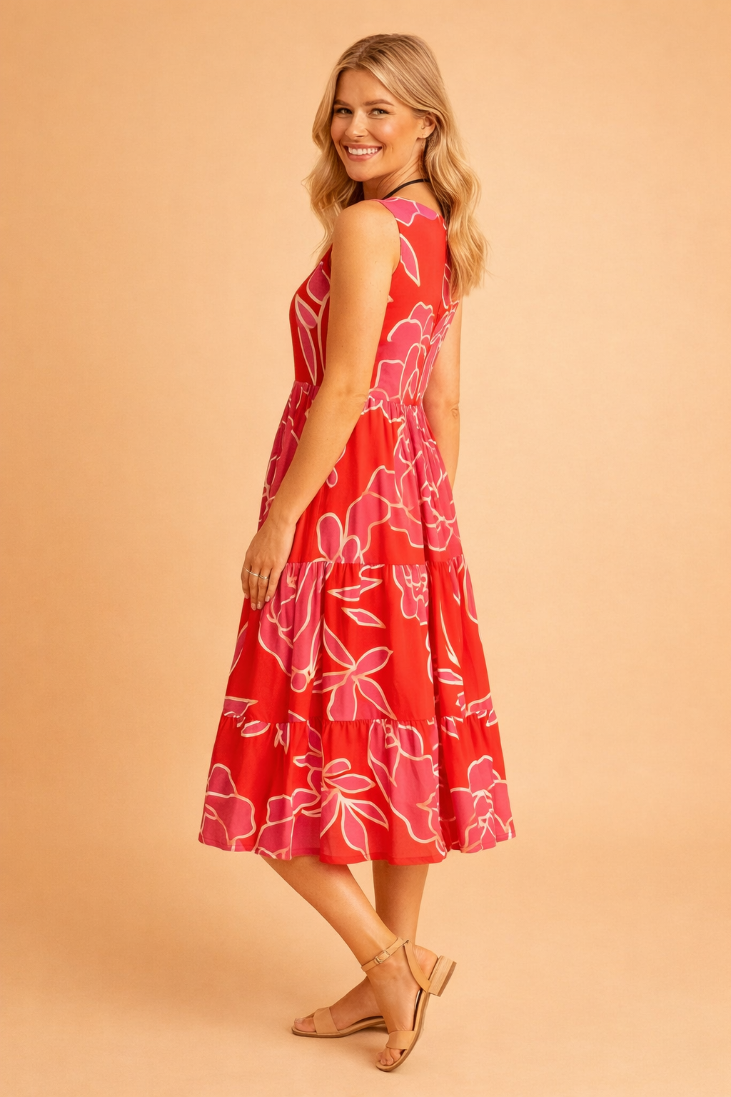 Women's Elegant Floral Summer Dress