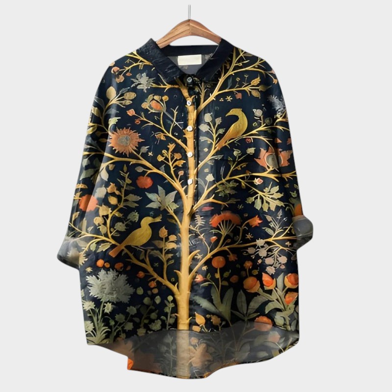 Women's Nola Collection Elegant Printed Blouse